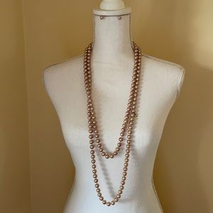 Carolee ‘Pearl’ Endless Strand Necklace & earrings